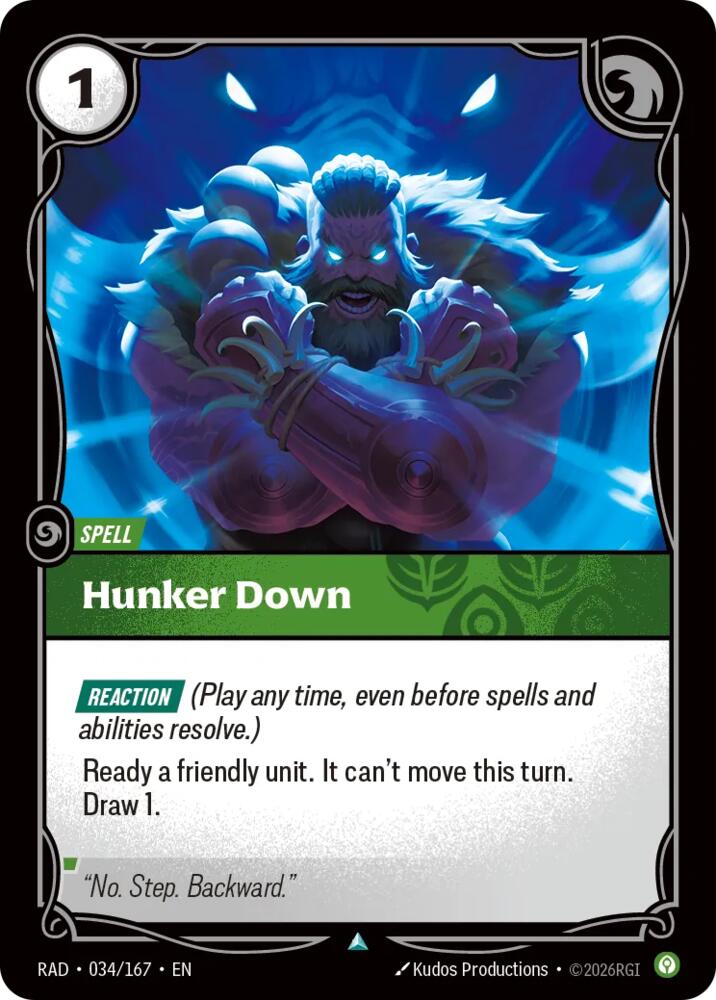 Hunker Down