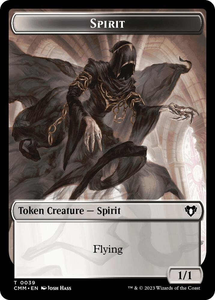 Spirit (0039) // Zombie (0013) Double-Sided Token