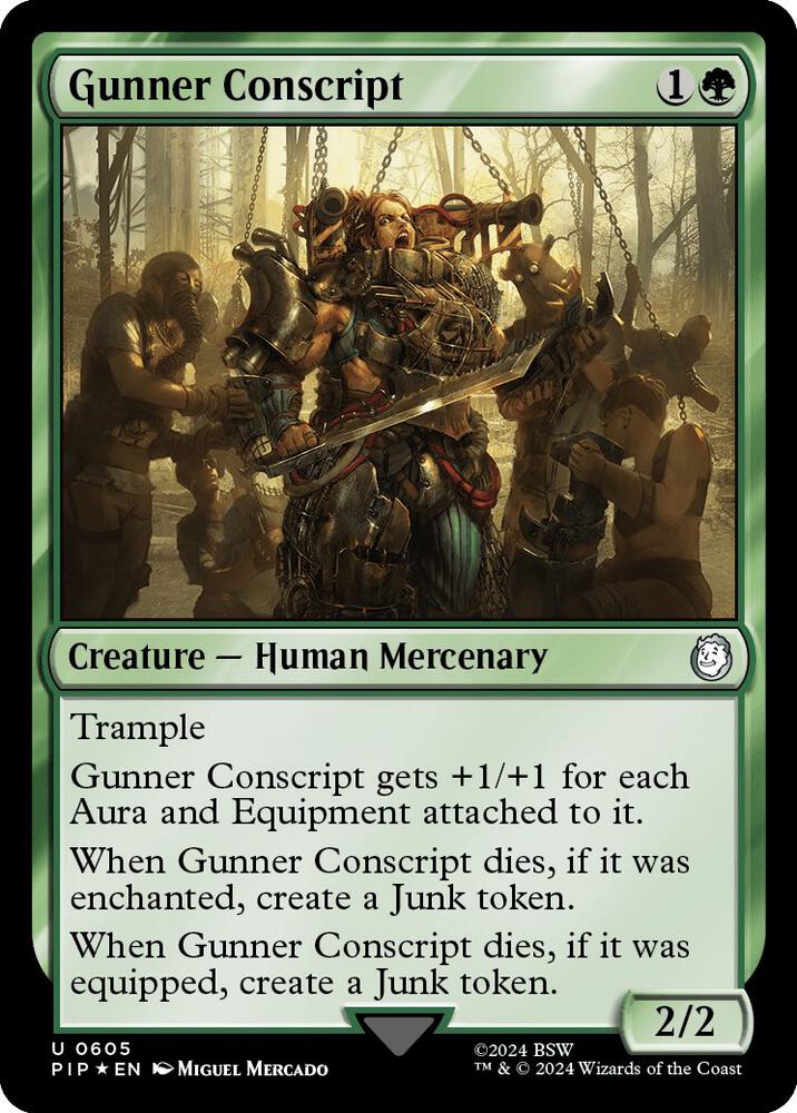 Gunner Conscript (Surge Foil)
