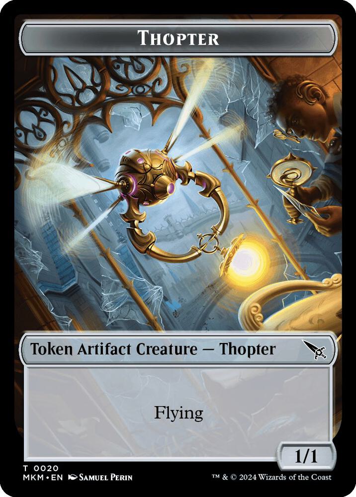 Thopter (0020) // Bat Double-Sided Token