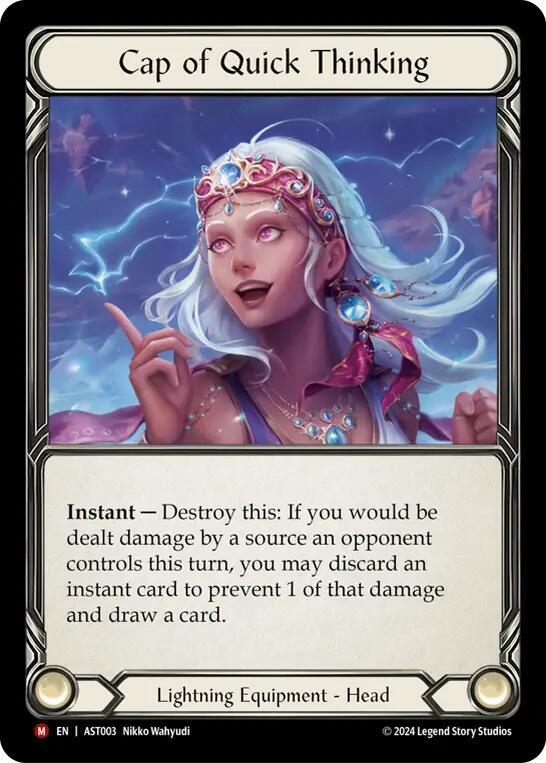 Cap of Quick Thinking