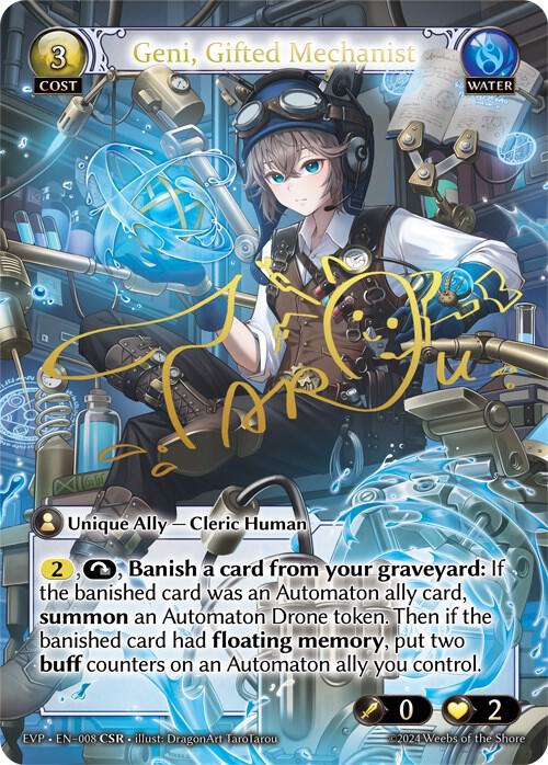 Geni, Gifted Mechanist