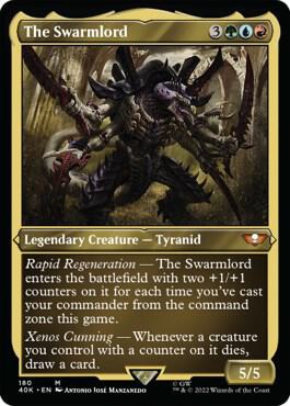 The Swarmlord (Display Commander) (Surge Foil) - Thick Stock