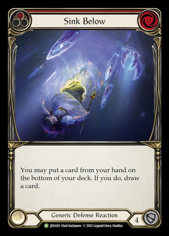 Sink Below (Red) - JDG020