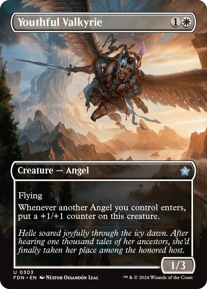 Youthful Valkyrie (Borderless)