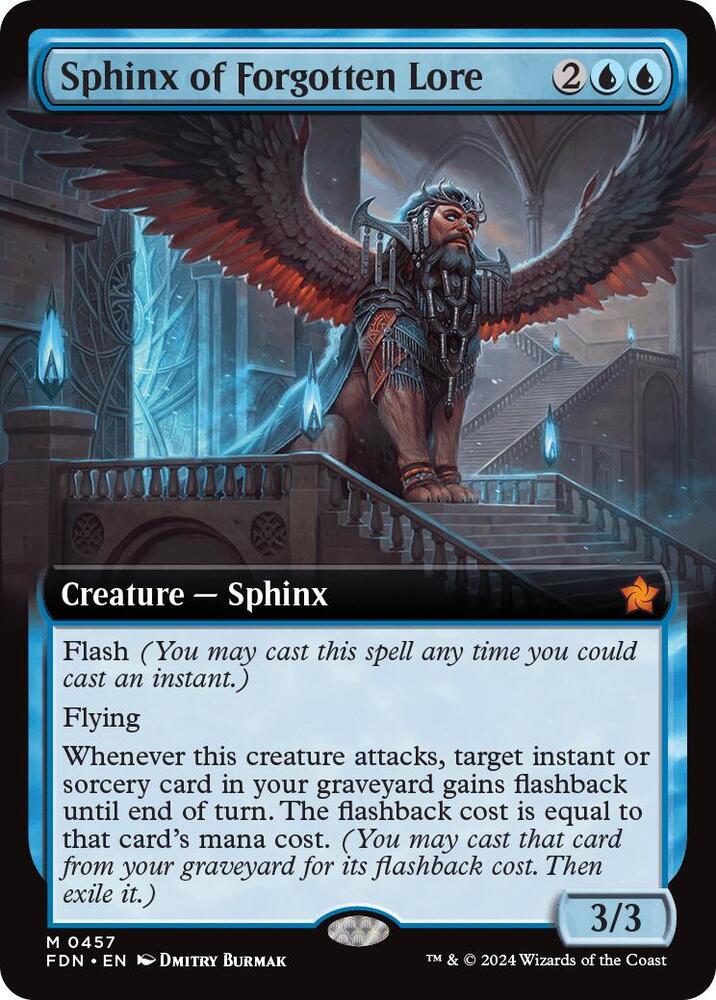 Sphinx of Forgotten Lore (Extended Art)