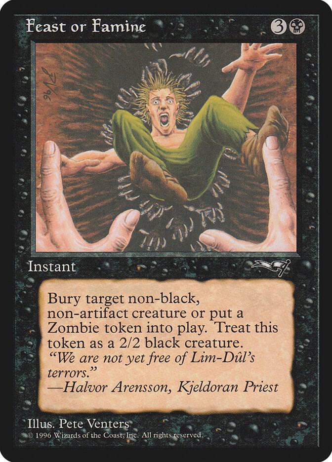 Feast or Famine (Falling into Pit)