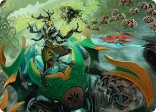 Aatchik, Emerald Radian Art Card (15/54)