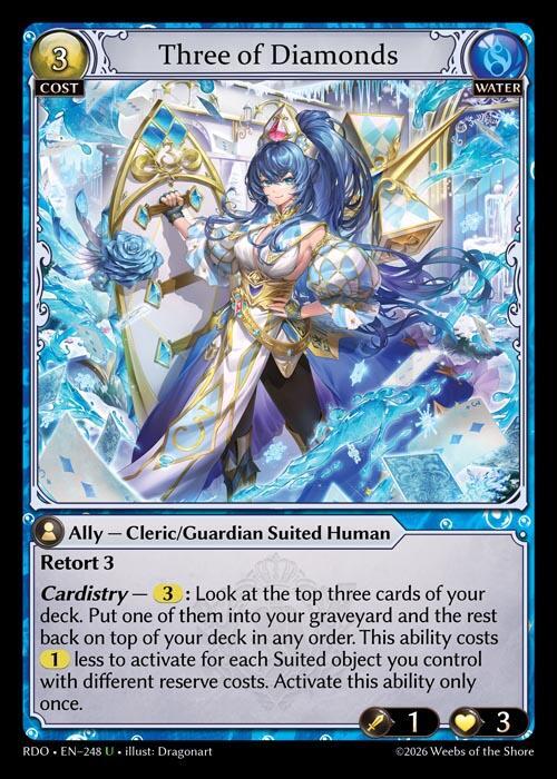 Three of Diamonds (Curio Foil)