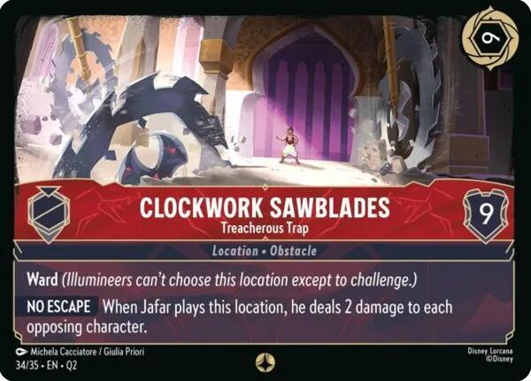 Clockwork Sawblades - Treacherous Trap