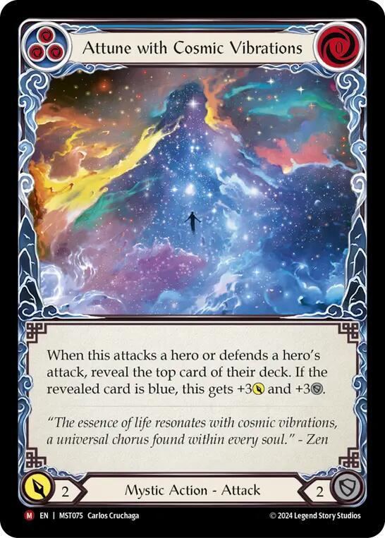 Attune with Cosmic Vibrations