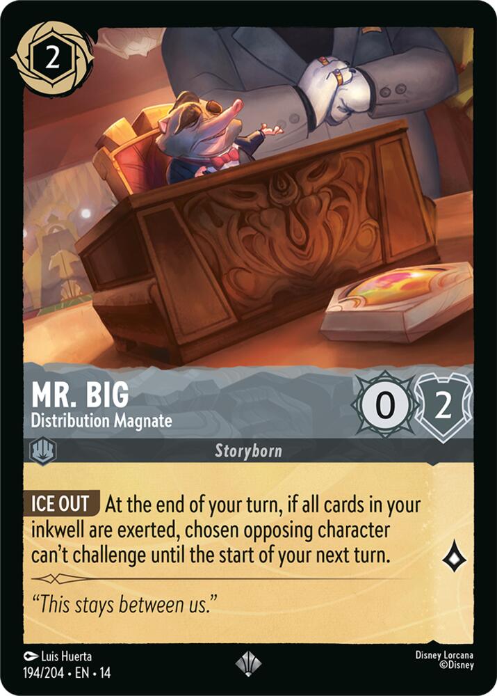 Mr. Big - Distribution Magnate
