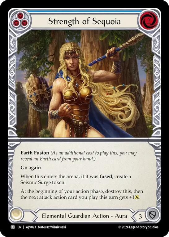 Strength of Sequoia (Blue)