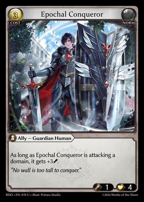 Epochal Conqueror (Curio Foil)