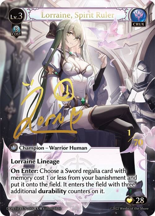 Lorraine, Spirit Ruler (CUR)