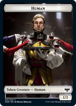 Human (001) // Zombie (005) Double-Sided Token