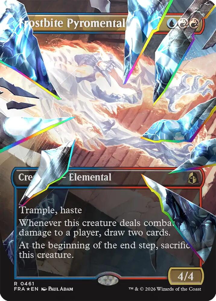Frostbite Pyromental (Borderless) (Facet Foil) [Reality Fracture]
