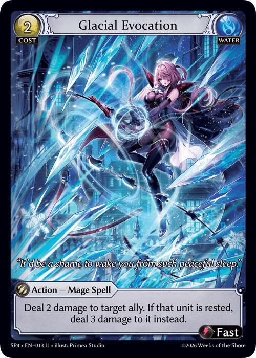 Glacial Evocation (Curio Foil) [Supporter Pack 4]