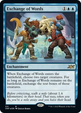Exchange of Words (Galaxy Foil)
