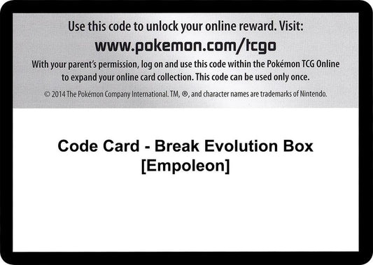Code Card - Break Evolution Box [Empoleon]