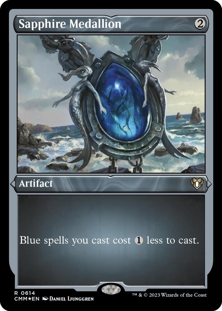 Sapphire Medallion (Foil Etched)