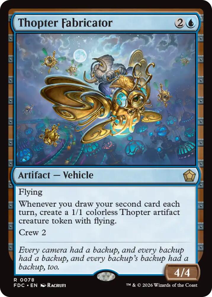 Thopter Fabricator [Commander: Foundations]