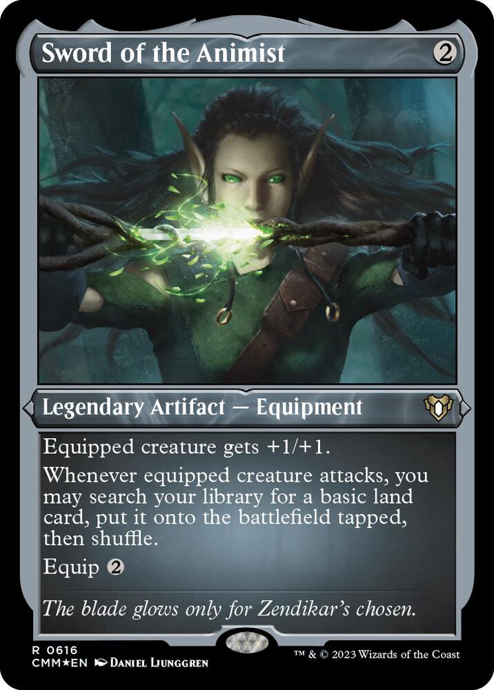 Sword of the Animist (Foil Etched)