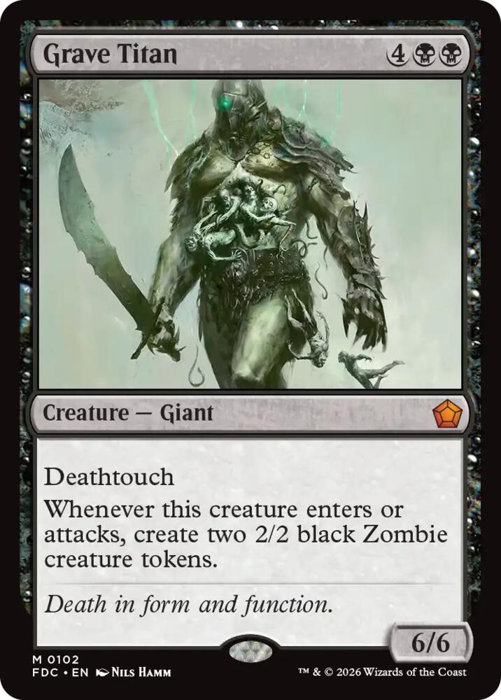 Grave Titan [Commander: Foundations]