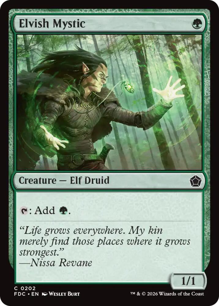 Elvish Mystic [Commander: Foundations]