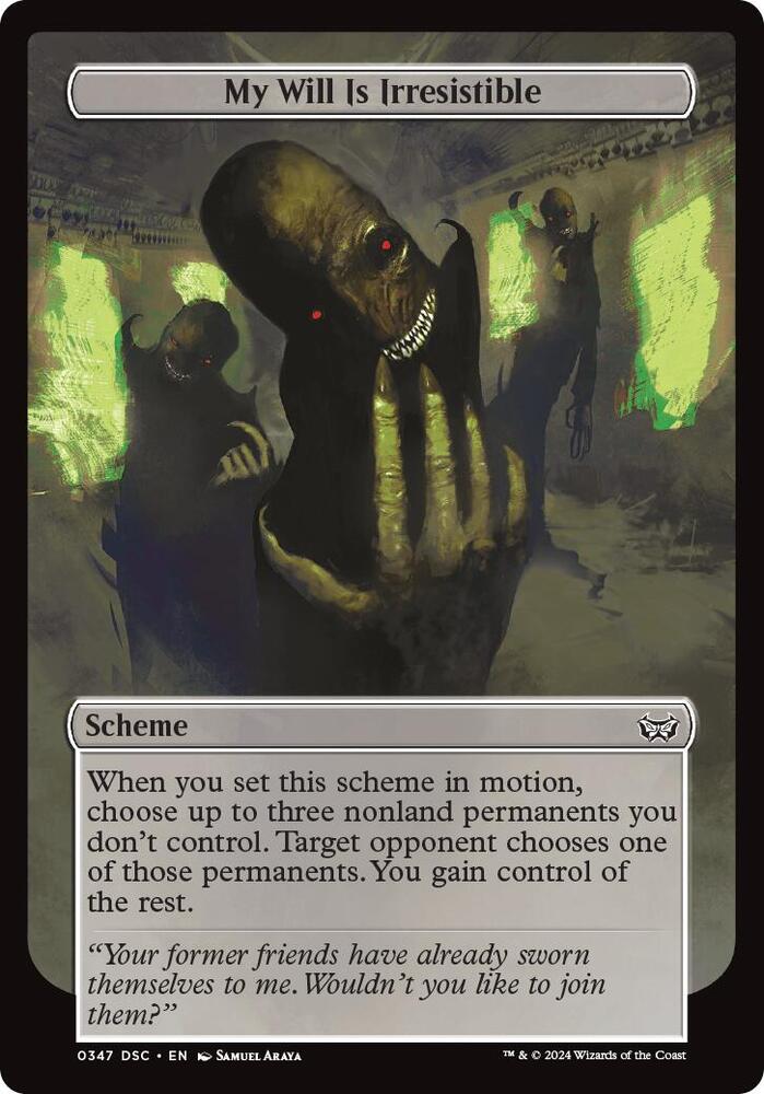 My Will Is Irresistible (Full Art)