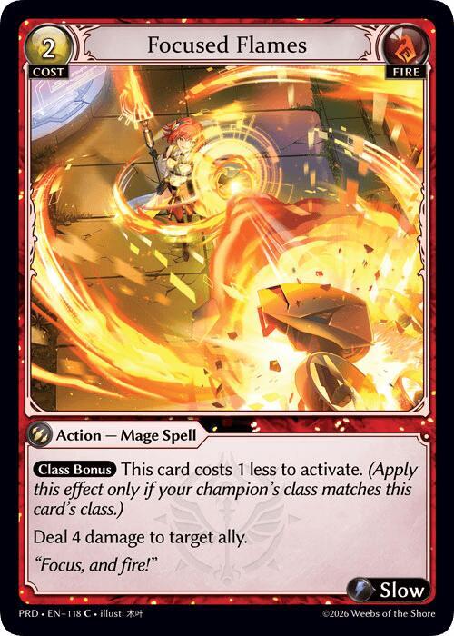 Focused Flames