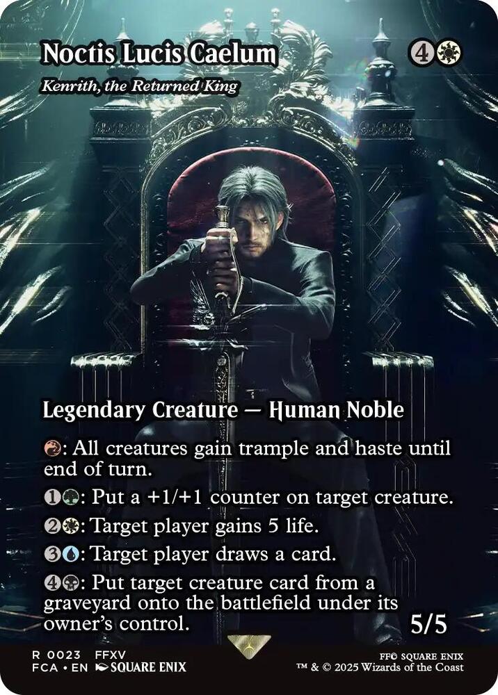 Noctis Lucis Caelum - Kenrith, the Returned King (Showcase)