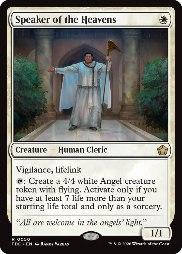 Speaker of the Heavens [Commander: Foundations]