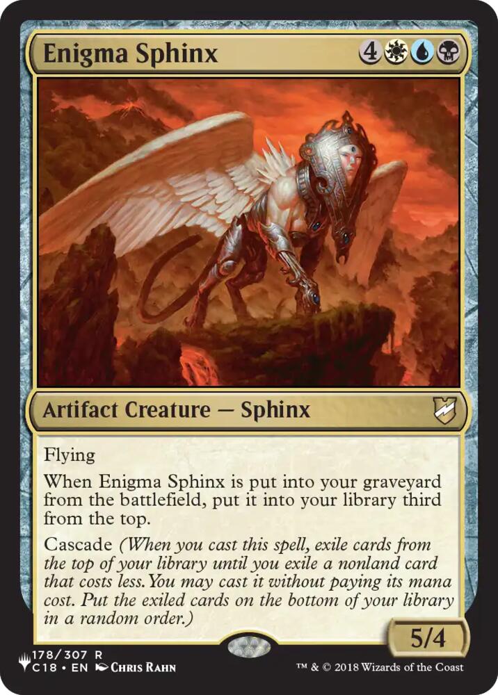 Enigma Sphinx [The List Reprints]