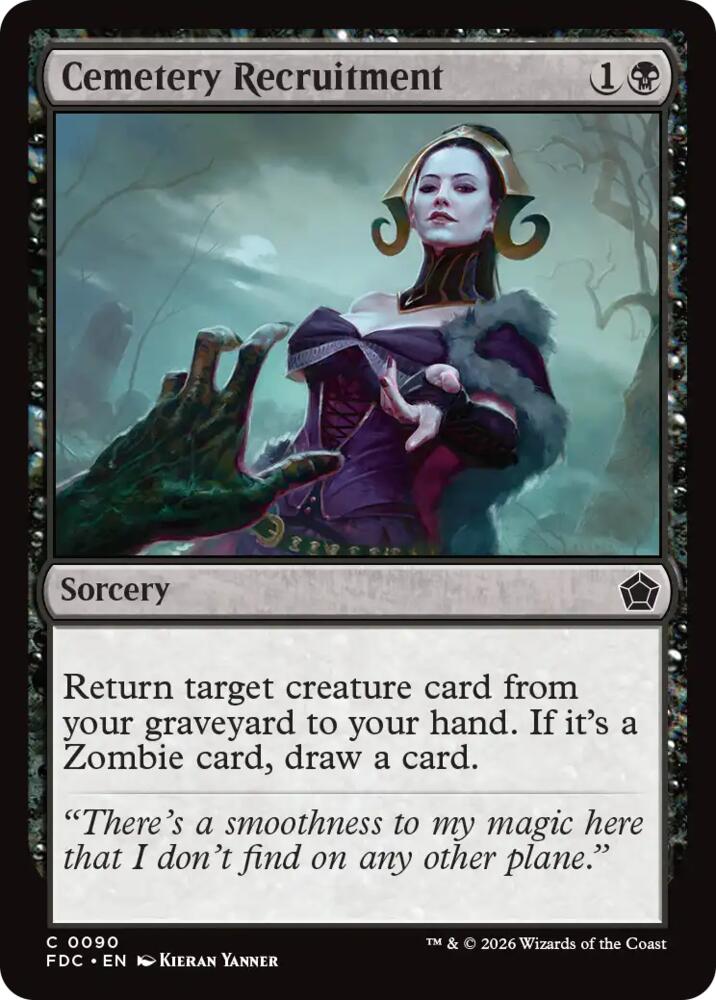 Cemetery Recruitment [Commander: Foundations]