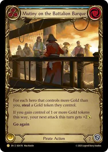 Mutiny on the Battalion Barque (Treasure)
