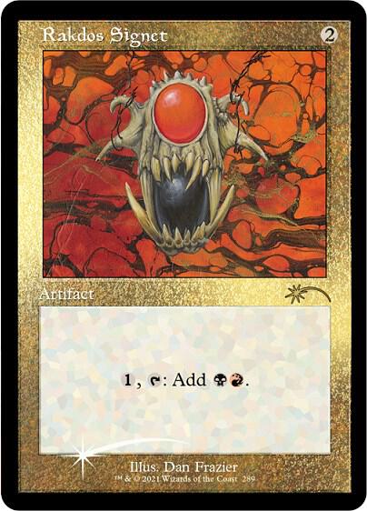 Rakdos Signet (Foil Etched)