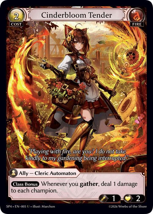 Cinderbloom Tender (Curio Foil)
