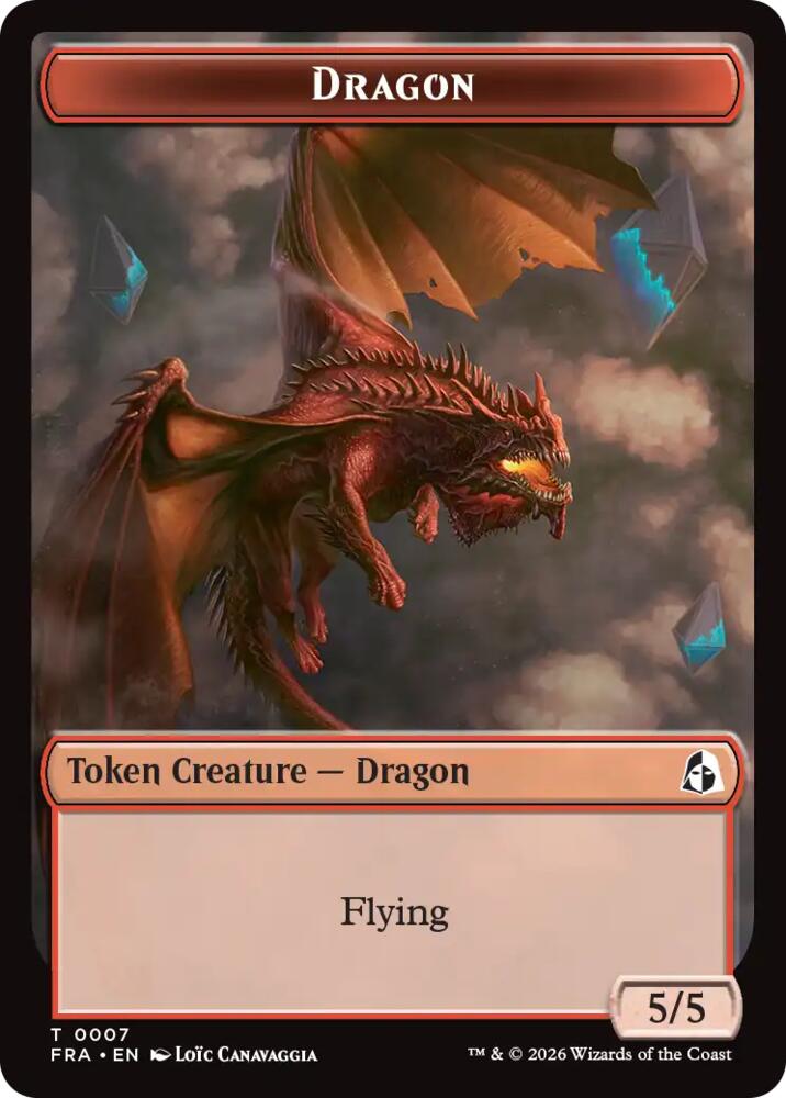 Dragon // Lotus Double-Sided Token
