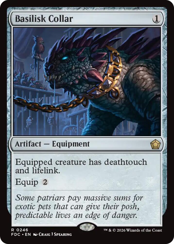 Basilisk Collar [Commander: Foundations]