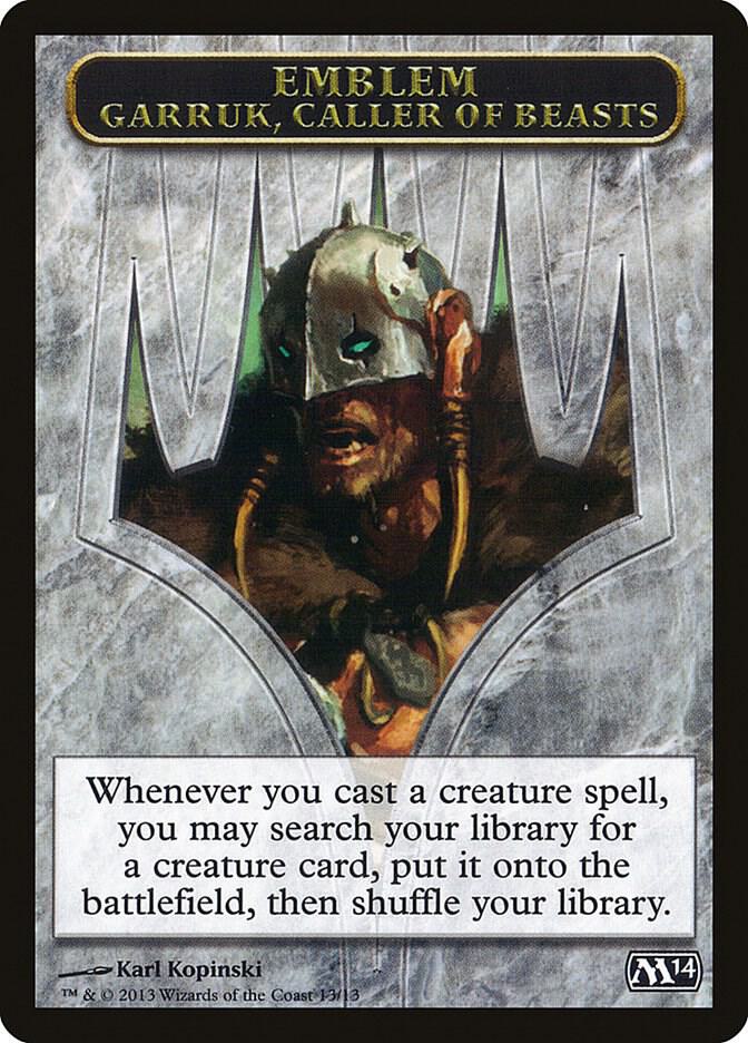 Emblem - Garruk, Caller of Beasts
