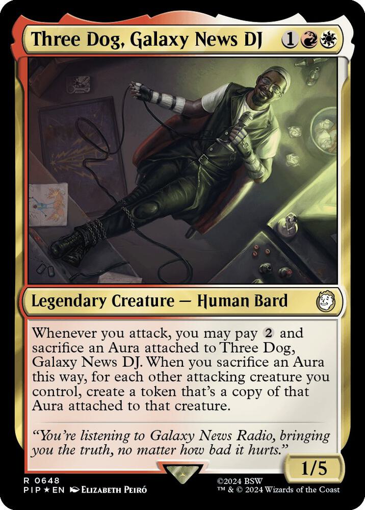 Three Dog, Galaxy News DJ (Surge Foil)