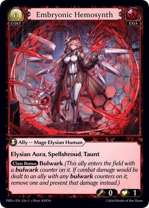 Embryonic Hemosynth (Interference Curio Foil)