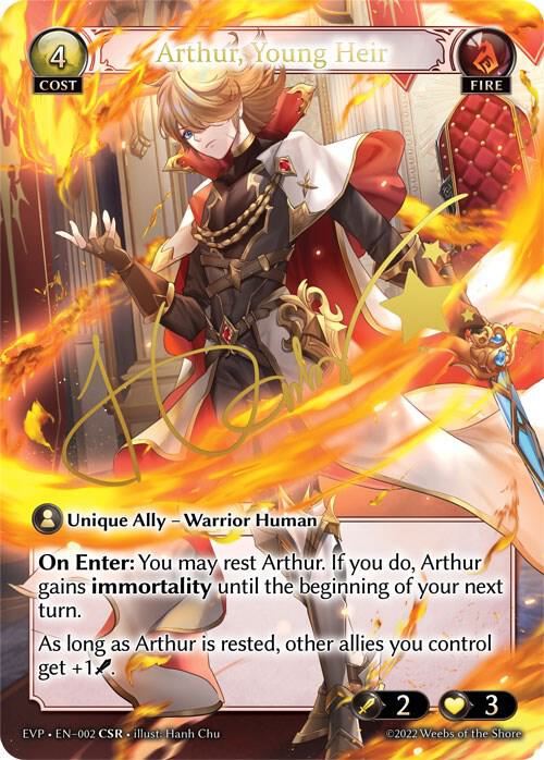 Arthur, Young Heir