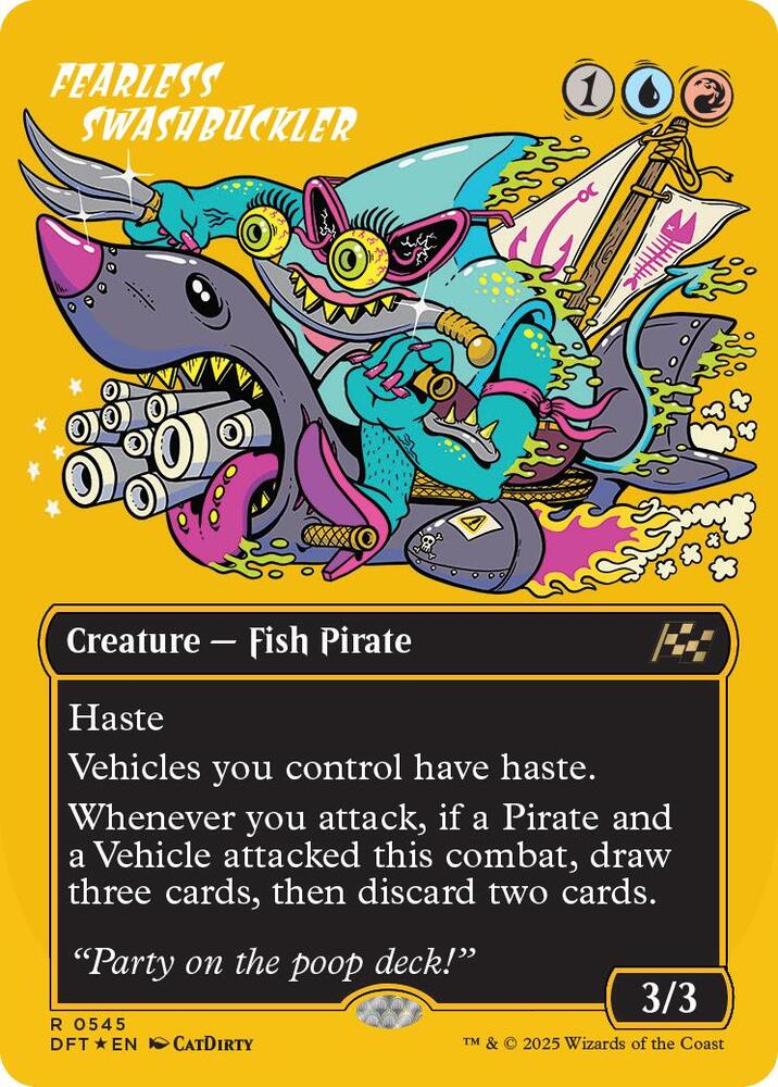 Fearless Swashbuckler (Borderless) (First-Place Foil)