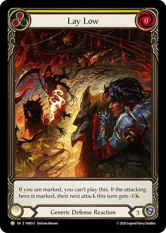Lay Low (Yellow) - FAB513 [Flesh and Blood: Promo Cards]