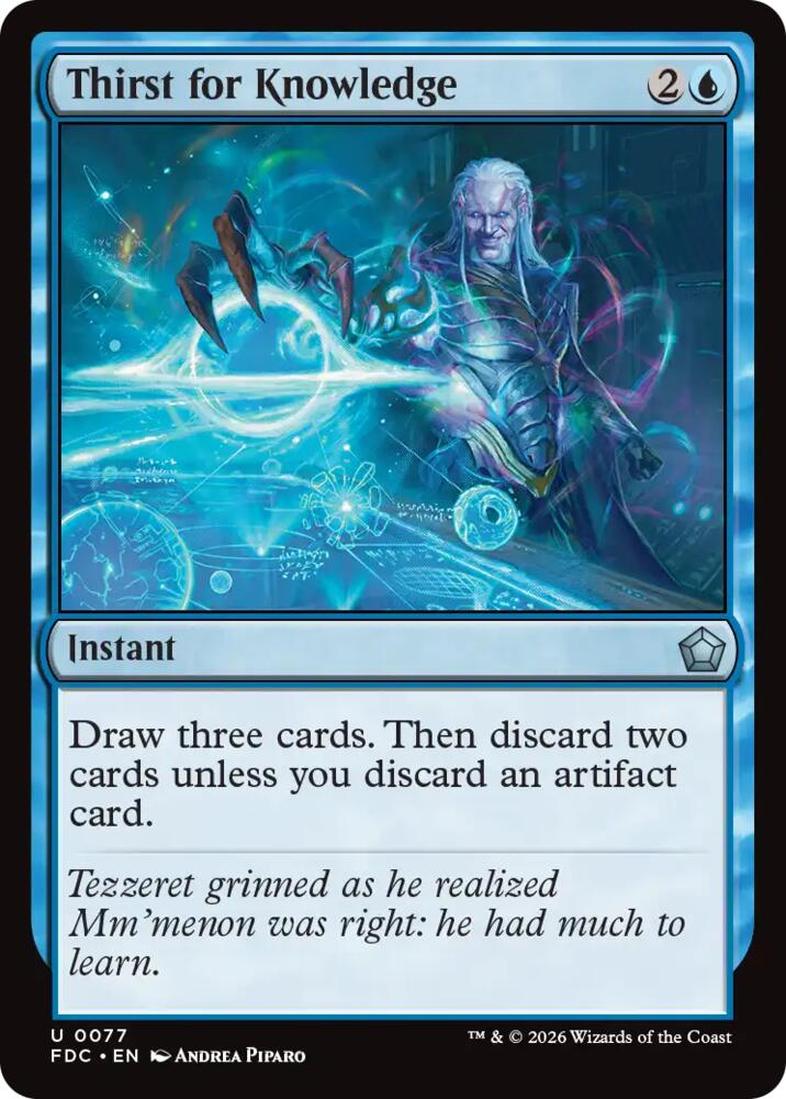 Thirst for Knowledge [Commander: Foundations]