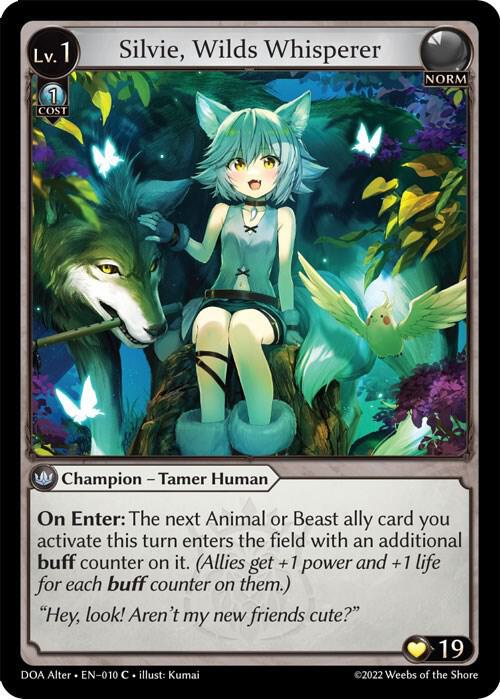 Silvie, Wilds Whisperer