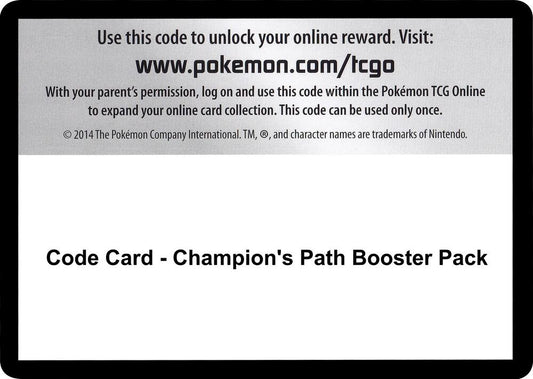 Code Card - Champion's Path Booster Pack