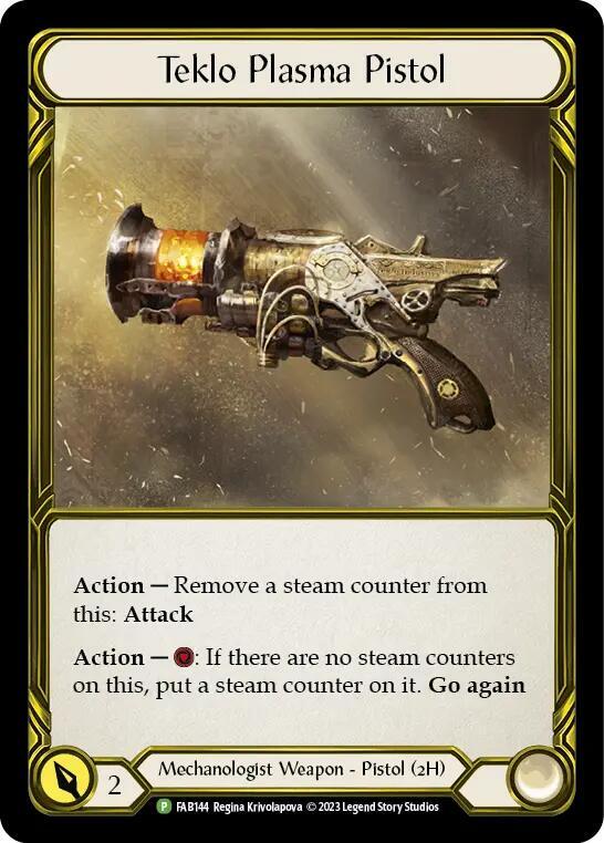 Teklo Plasma Pistol (Golden) - FAB144